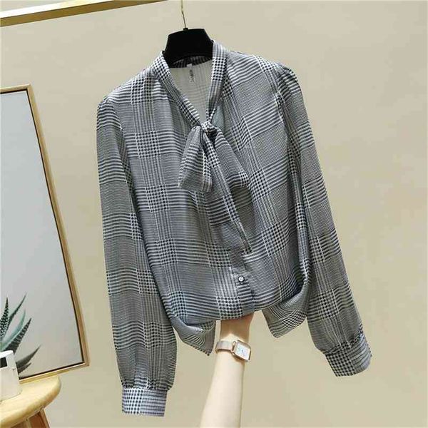 autumn fashion women's bow collar long sleeves plaid chiffon ol shirts female office ladies shirt blouse a4055 210519, White
autumn fashion women's bow collar long sleeves plaid chiffon ol shirts female office ladies shirt blouse a4055 210519, White