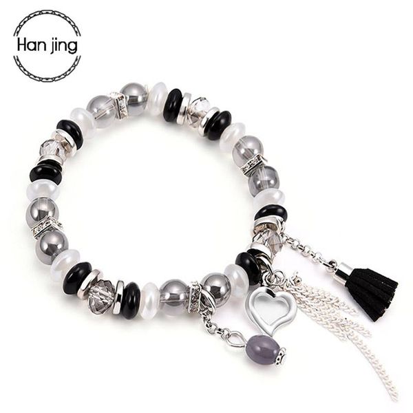 charm bracelets han jing bohemian for women fashion tassel silver color love heart jewelry party gifts pulsera femme, Golden;silver
charm bracelets han jing bohemian for women fashion tassel silver color love heart jewelry party gifts pulsera femme, Golden;silver
