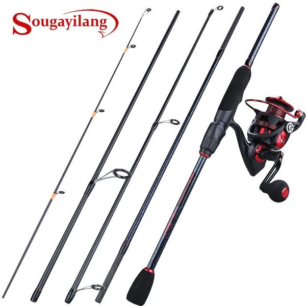 sougayilang spinning fishing rod reel combo 1.8-2.4m 5sections carbon fiber with 12+1bb pesca boat rods
sougayilang spinning fishing rod reel combo 1.8-2.4m 5sections carbon fiber with 12+1bb pesca boat rods