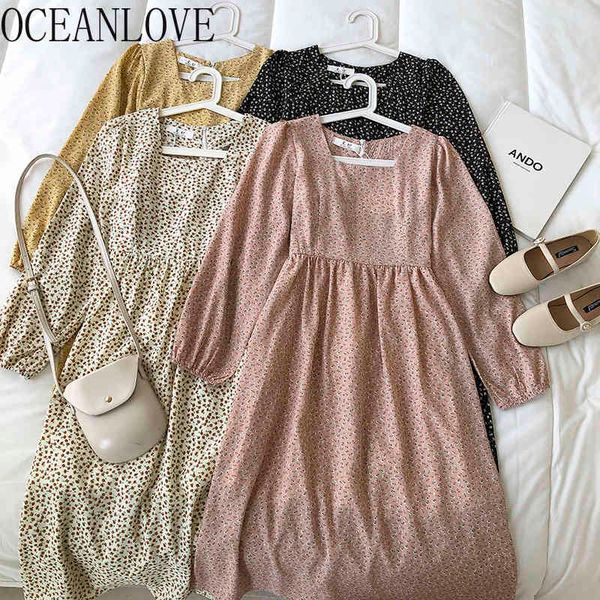 spring woman dress floral print sweet korean fashion vestidos a-line square neck femme robes high waist elegant 210415, Black;gray
spring woman dress floral print sweet korean fashion vestidos a-line square neck femme robes high waist elegant 210415, Black;gray