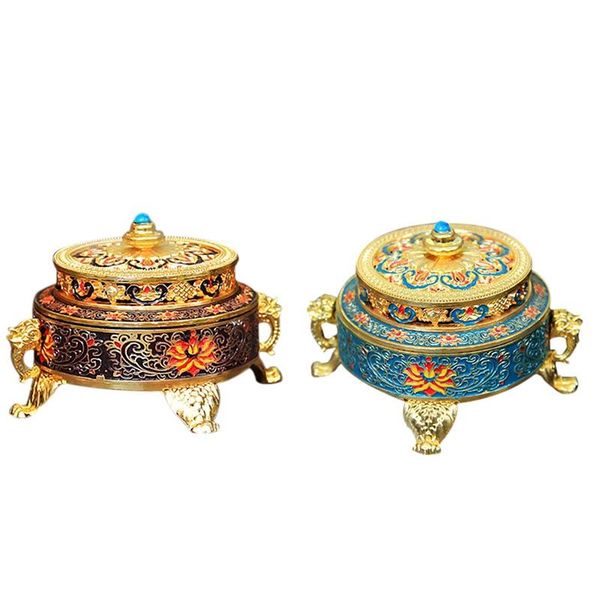 incense burner holder tibetan style painted enamel alloy coil crafts home office decoration gift fragrance lamps
incense burner holder tibetan style painted enamel alloy coil crafts home office decoration gift fragrance lamps