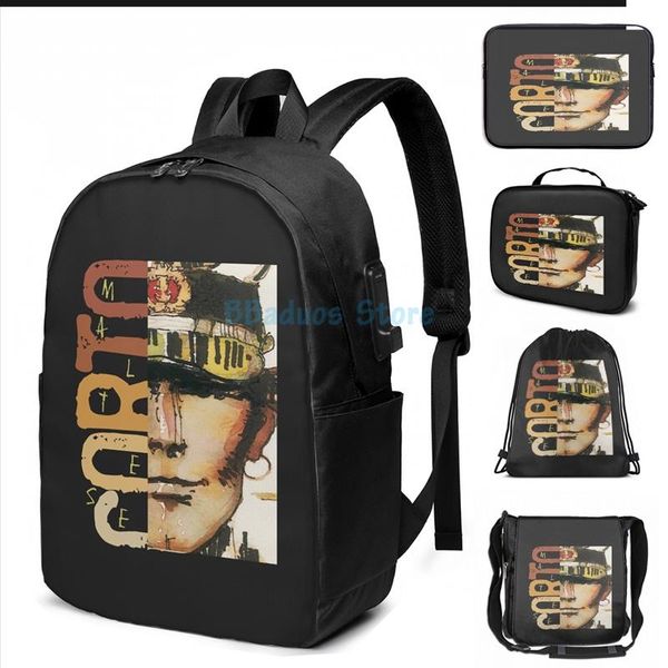 funny graphic print corto maltese(3) usb charge backpack men school bags women bag travel laptop
funny graphic print corto maltese(3) usb charge backpack men school bags women bag travel laptop