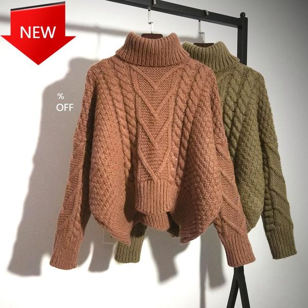 twist pull jumpers autumn 2021 knitted sweaters thick warm christmas women turtleneck pullover women's, White;black
twist pull jumpers autumn 2021 knitted sweaters thick warm christmas women turtleneck pullover women's, White;black