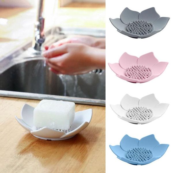 soap dishes lotus shape portable box pure color bathroom and kitchen cleaning wipe storage rack home decoration drain
soap dishes lotus shape portable box pure color bathroom and kitchen cleaning wipe storage rack home decoration drain