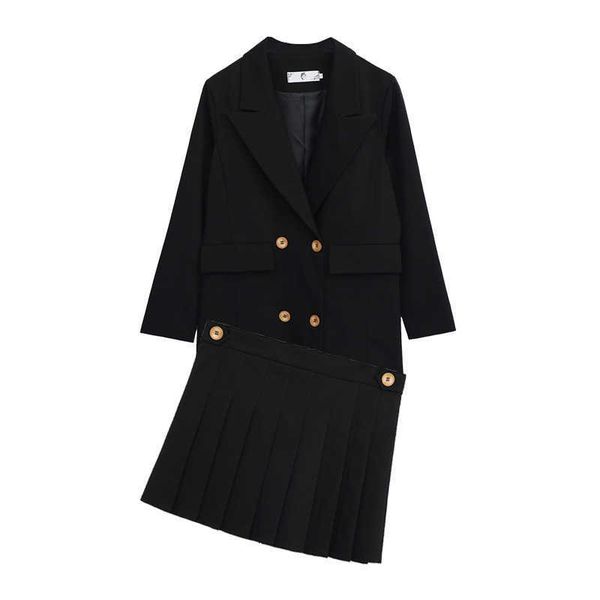 women's plus size xl-4xl professional female pants suit two-piece black lady office jacket slim bust pleated skirt 210527, White
women's plus size xl-4xl professional female pants suit two-piece black lady office jacket slim bust pleated skirt 210527, White