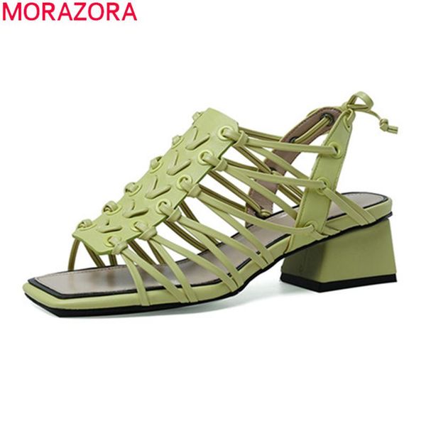 dress shoes morazora 2021 est summer women sandals genuine leather solid color ladies thick heels square toe casual, Black
dress shoes morazora 2021 est summer women sandals genuine leather solid color ladies thick heels square toe casual, Black