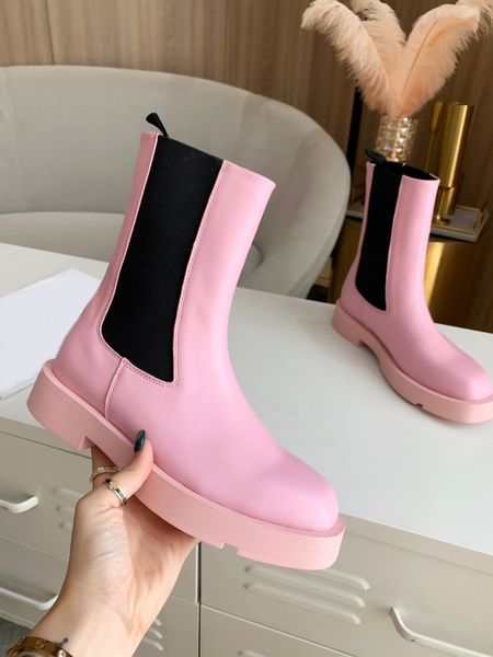 women's muffin thick bottomed leather martin boots round head and calf autumn winter jelly size 35-41, Black
women's muffin thick bottomed leather martin boots round head and calf autumn winter jelly size 35-41, Black