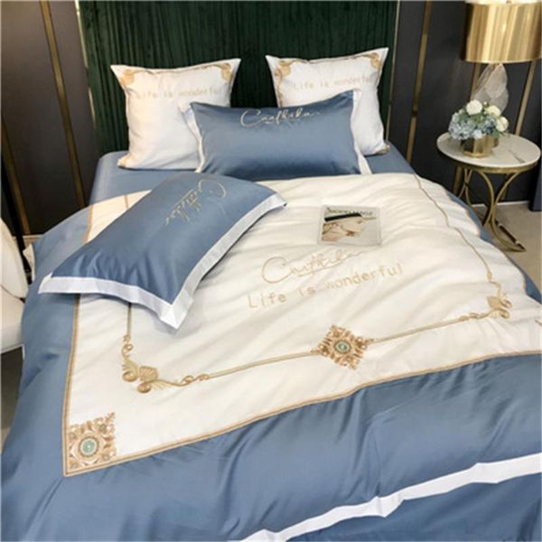 bedding sets luxury european satin silk cotton embroidery set double duvet cover bed linen pillowcases simplicity 4pcs
bedding sets luxury european satin silk cotton embroidery set double duvet cover bed linen pillowcases simplicity 4pcs