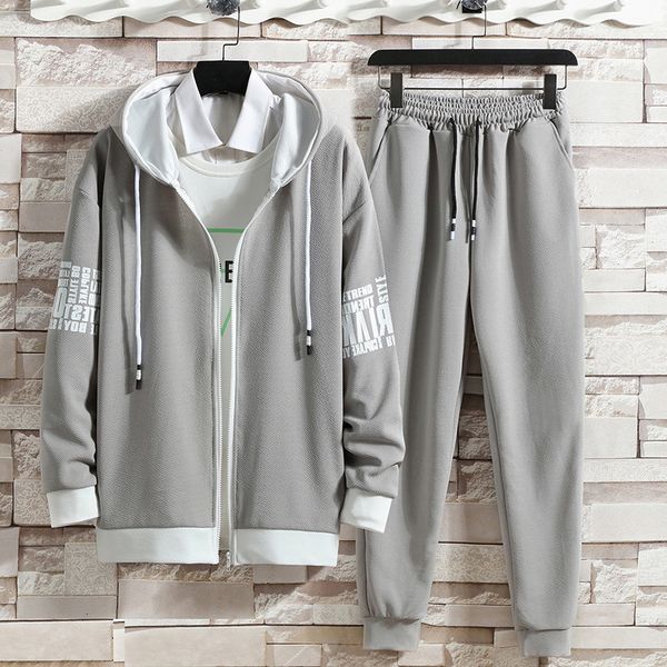 mens sweater autumn sweater suit men's korean fashion loose casual coat sport long pants two piece, Black
mens sweater autumn sweater suit men's korean fashion loose casual coat sport long pants two piece, Black