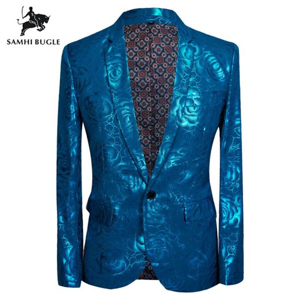 men's suits & blazers mens stylish shiny blue rose print blazer jacket latest coat pant designs men for wedding slim fit singers clothi, White;black
men's suits & blazers mens stylish shiny blue rose print blazer jacket latest coat pant designs men for wedding slim fit singers clothi, White;black