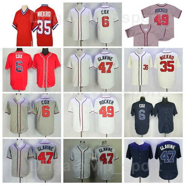 retro baseball vintage 41 eddie matthews jersey 35 phil niekro 6 bobby cox 47 glavine john rocker warren sphan 1974 1980 1995 1999, Black
retro baseball vintage 41 eddie matthews jersey 35 phil niekro 6 bobby cox 47 glavine john rocker warren sphan 1974 1980 1995 1999, Black