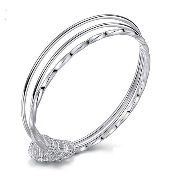 925 silver plated 3pcs rings per set bangles bracelets fashion style jewelry for women, Black
925 silver plated 3pcs rings per set bangles bracelets fashion style jewelry for women, Black