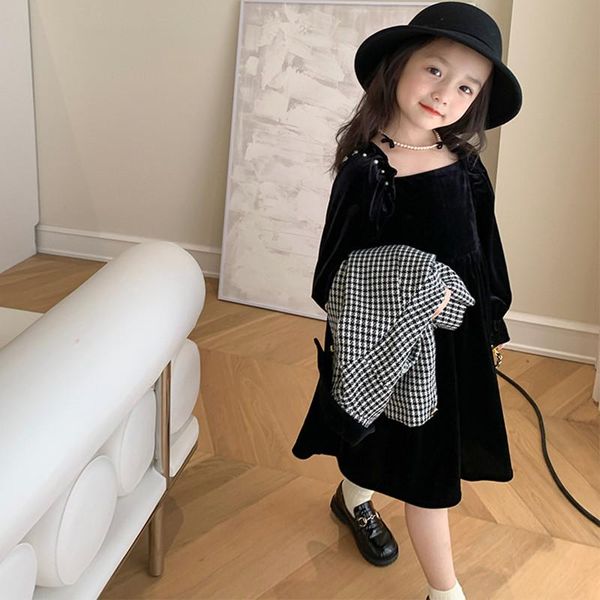 girl's dresses girl dress kids baby gown 2021 velvet winter autumn plus thicken outwear school toddler long sleeve uniform children clo, Red;yellow
girl's dresses girl dress kids baby gown 2021 velvet winter autumn plus thicken outwear school toddler long sleeve uniform children clo, Red;yellow