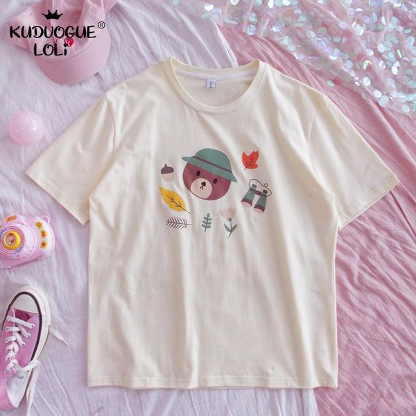women's t-shirt short-sleeve for teens girls cute soft round neck pullover students sweet bear summer cotton tees women white shirt
women's t-shirt short-sleeve for teens girls cute soft round neck pullover students sweet bear summer cotton tees women white shirt