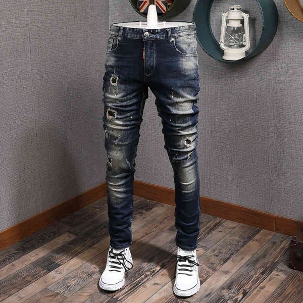 jeans newly designer fashion men jeans retro black blue ripped denim punk pants streetwear slim fit hip hop trousers
jeans newly designer fashion men jeans retro black blue ripped denim punk pants streetwear slim fit hip hop trousers