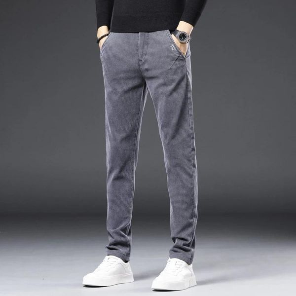 men's pants autumn winter warm men stretch corduroy straight slacks long skinny casual thicken trousers size 38, Black
men's pants autumn winter warm men stretch corduroy straight slacks long skinny casual thicken trousers size 38, Black