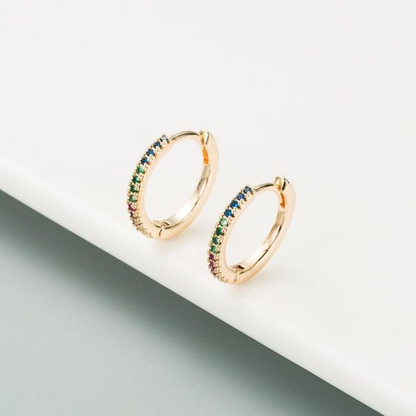 hoop & huggie women's fashion rainbow earrings multicolor zircon stone simple huggies bohemia elegant earring piercing jewelry gifts, Golden;silver
hoop & huggie women's fashion rainbow earrings multicolor zircon stone simple huggies bohemia elegant earring piercing jewelry gifts, Golden;silver