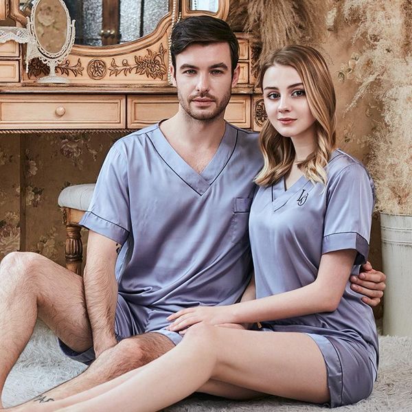 men's sleepwear men women pajamas set soft imitation silk print shirt pants couple pajama sets pyjamas cozy, Black;brown
men's sleepwear men women pajamas set soft imitation silk print shirt pants couple pajama sets pyjamas cozy, Black;brown