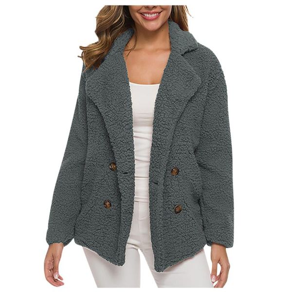 women's jackets 2021 women autumn winter teddy coat faux fur bear jacket thick warm fake fleece fluffy overcoat, Black;brown
women's jackets 2021 women autumn winter teddy coat faux fur bear jacket thick warm fake fleece fluffy overcoat, Black;brown