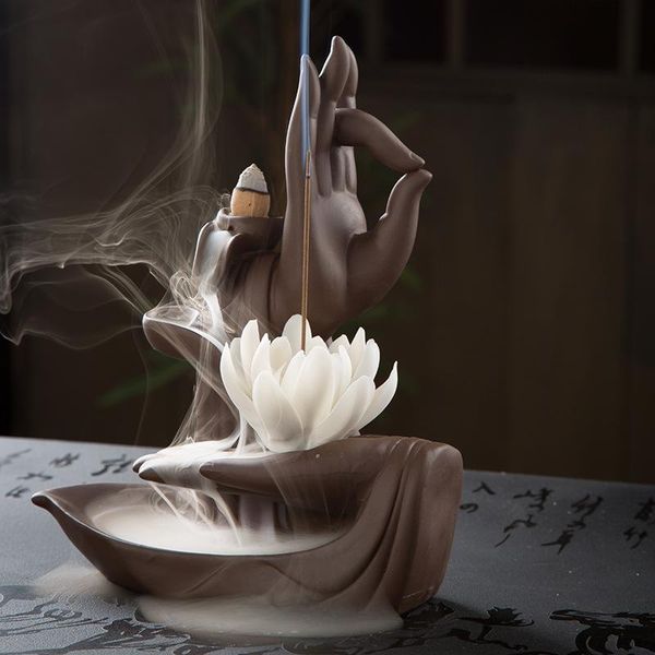 fragrance lamps backflow lotus ceramic incense burner smoke fountain zen mosquito coil holder incensario home decoration yd50xl
fragrance lamps backflow lotus ceramic incense burner smoke fountain zen mosquito coil holder incensario home decoration yd50xl