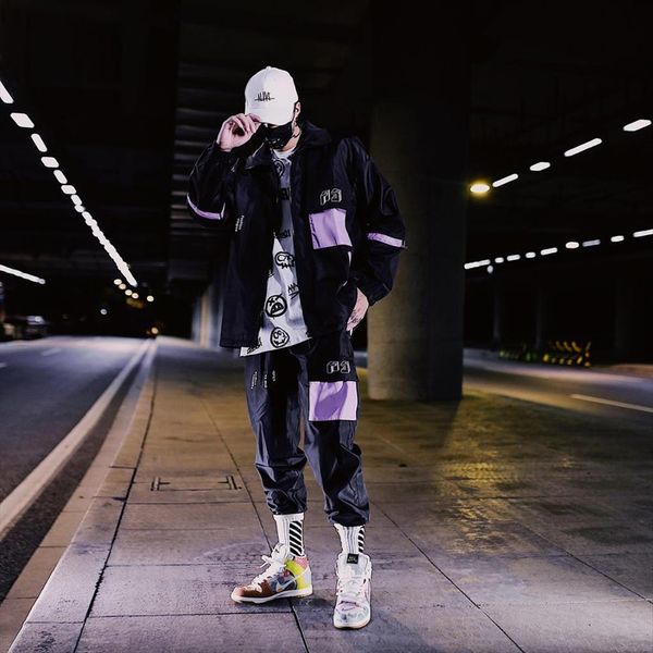 loose spring autumn casual men tracksuit fashion youth sportwear sets male outwear sweatshirts patchwork zipper jacket pants, Gray
loose spring autumn casual men tracksuit fashion youth sportwear sets male outwear sweatshirts patchwork zipper jacket pants, Gray