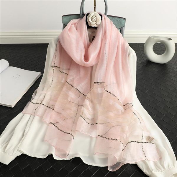 scarves women silk wool scarf foulard striped embroidery pashmina spring winter shawls lady wraps bufanda female headbands, Blue;gray
scarves women silk wool scarf foulard striped embroidery pashmina spring winter shawls lady wraps bufanda female headbands, Blue;gray