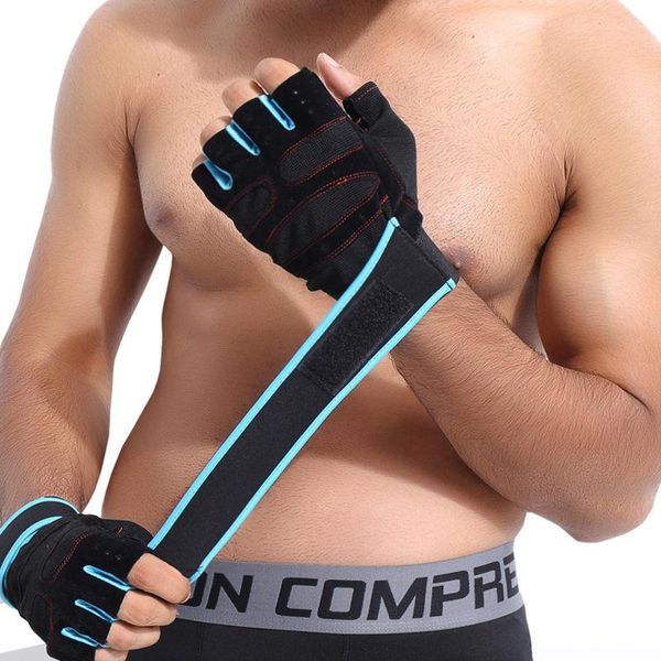 wrist support 1pair protector brace non-slip fitness gloves half finger sports equipment training exercise weight lifting, Black;red
wrist support 1pair protector brace non-slip fitness gloves half finger sports equipment training exercise weight lifting, Black;red