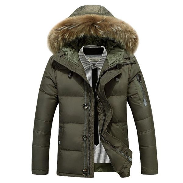 men's down & parkas degree -30 white duck jacket men winter thick warm snow parka hombre windbreaker hooded, Black
men's down & parkas degree -30 white duck jacket men winter thick warm snow parka hombre windbreaker hooded, Black