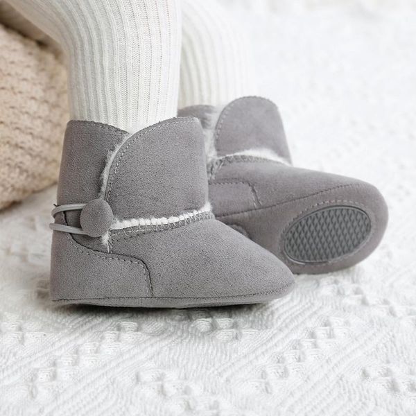 boots baby winter snow boot solid color fleece lining thick with nonslip rubber sole for toddler girls boys 0-18 months, Black;grey
boots baby winter snow boot solid color fleece lining thick with nonslip rubber sole for toddler girls boys 0-18 months, Black;grey
