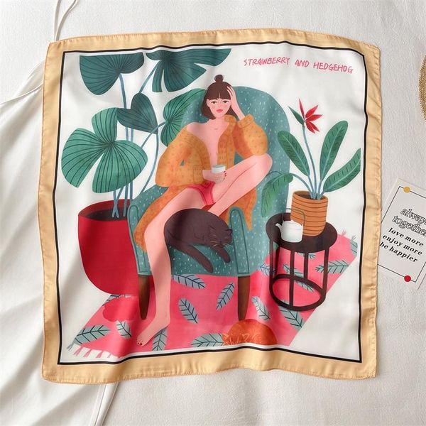 scarves 2021 summer samel neck kerchief hair head band silk scarf women girls hand bag wrist towel design foulard shawl ladies bandana, Blue;gray
scarves 2021 summer samel neck kerchief hair head band silk scarf women girls hand bag wrist towel design foulard shawl ladies bandana, Blue;gray
