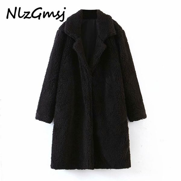 jacket women fashion oversized black teddy bear long coat winter warm fleece ladies plush outerwear 210628, Black;brown
jacket women fashion oversized black teddy bear long coat winter warm fleece ladies plush outerwear 210628, Black;brown