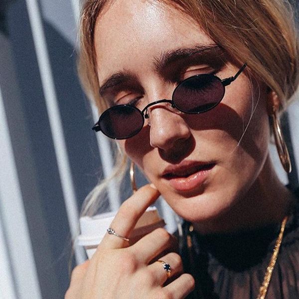 sunglasses retro small oval for women metal frame 2021 vintage brand designer color lenses sun glasses uv400, White;black
sunglasses retro small oval for women metal frame 2021 vintage brand designer color lenses sun glasses uv400, White;black