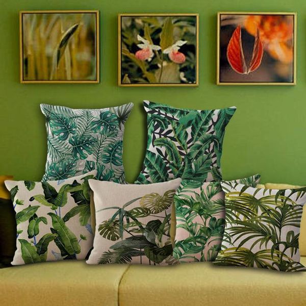 45*45cm decorative cushion covers green plant tropic tree throw pillow case palm leaf flower sofa car home decor cushion/decorative
45*45cm decorative cushion covers green plant tropic tree throw pillow case palm leaf flower sofa car home decor cushion/decorative