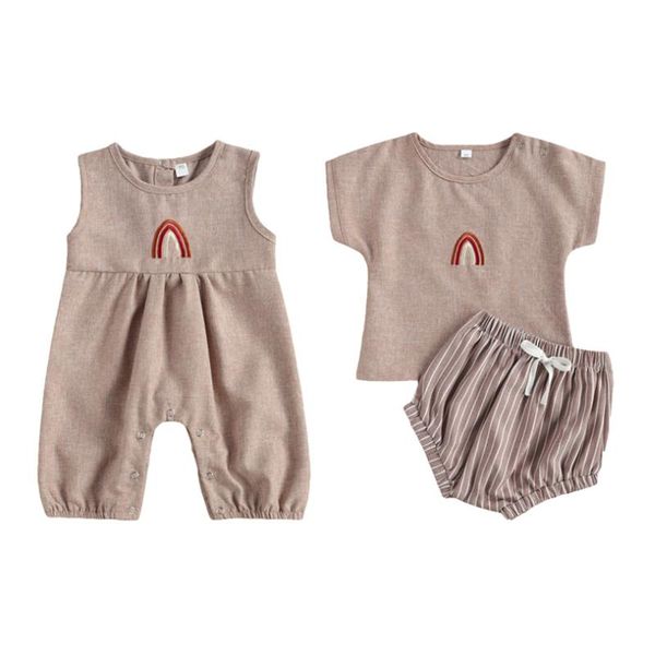 clothing sets 0-24m summer cute baby boys girls clothes rainbow print short sleeve t shirts shorts outfit romper jumpsuit, White
clothing sets 0-24m summer cute baby boys girls clothes rainbow print short sleeve t shirts shorts outfit romper jumpsuit, White