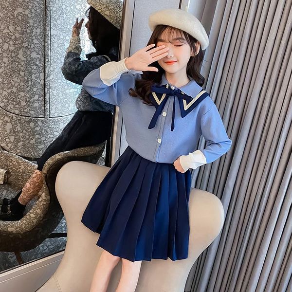 clothing sets 2021 spring autumn set teen girls lapel knit cardigan+ solid color skirt 2pcs kids fashion cute sweet uniform, White
clothing sets 2021 spring autumn set teen girls lapel knit cardigan+ solid color skirt 2pcs kids fashion cute sweet uniform, White