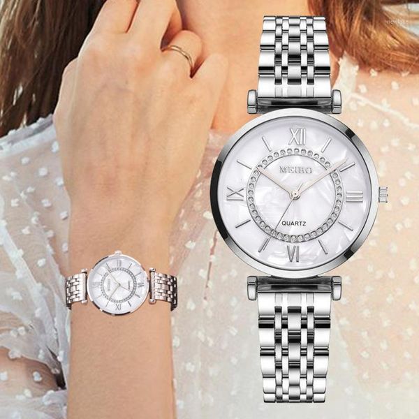 ladies quartz watches stainless steel belt watch female rhinestone women's wristwatch wristwatches, Slivery;brown
ladies quartz watches stainless steel belt watch female rhinestone women's wristwatch wristwatches, Slivery;brown