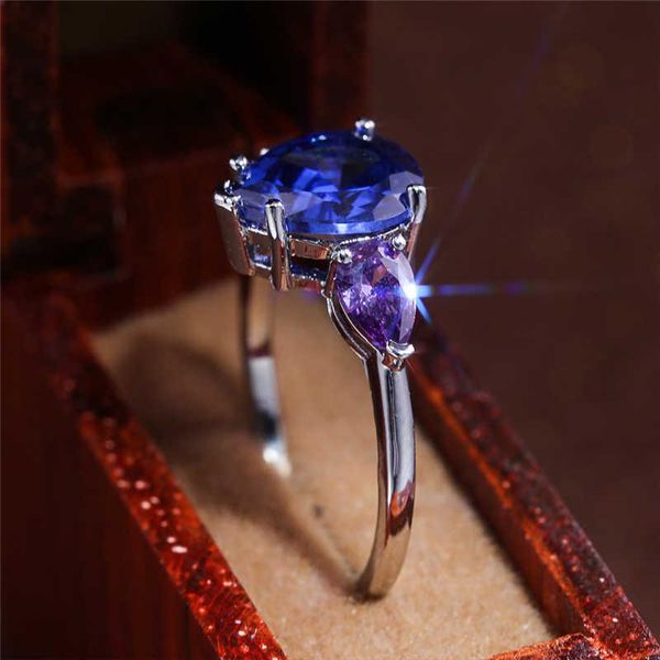 cluster rings size 6-10 pear blue ring cut fashion women engagement wedding, Golden;silver
cluster rings size 6-10 pear blue ring cut fashion women engagement wedding, Golden;silver