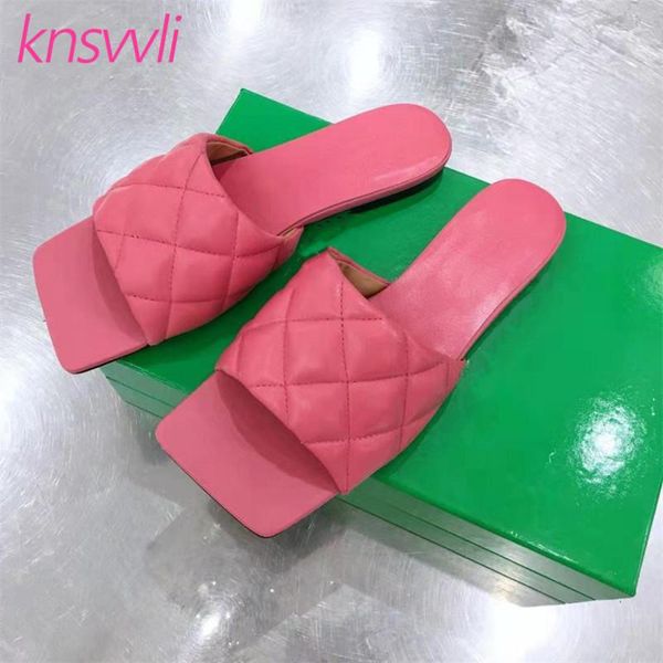 brand shoes flat women slippers rhombus leather mules beach summer ladies slides square toe runway sandals woman, Black
brand shoes flat women slippers rhombus leather mules beach summer ladies slides square toe runway sandals woman, Black