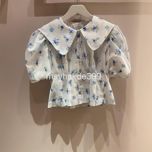 women's t-shirt niche early spring doll collar broken flower special gold thread shirt women's fashion, White
women's t-shirt niche early spring doll collar broken flower special gold thread shirt women's fashion, White
