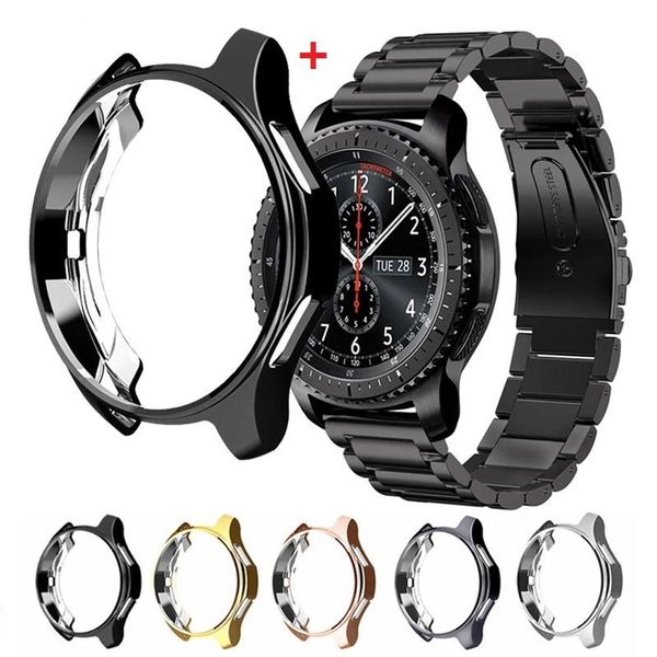 watch bands metal strap+protective case for gear sport/s2 s3 20mm 22mm band bracelet samsung galaxy active 2 3 41/45mm 42/46m, Black;brown
watch bands metal strap+protective case for gear sport/s2 s3 20mm 22mm band bracelet samsung galaxy active 2 3 41/45mm 42/46m, Black;brown