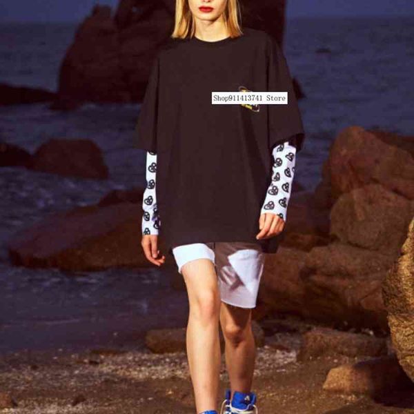 women's t-shirt early spring 2021 loose short sleeve round neck men's and women's shirts, White
women's t-shirt early spring 2021 loose short sleeve round neck men's and women's shirts, White