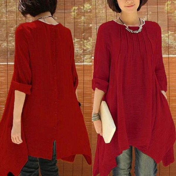 casual dresses women dress o-neck button pure color long sleeve fashion cotton and linen loose vestidos, Black;gray
casual dresses women dress o-neck button pure color long sleeve fashion cotton and linen loose vestidos, Black;gray