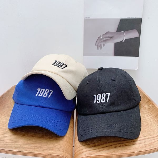 letter embroidery 1987 baseball women's korean version versatile casual student trend cap men's new hat, Black;white
letter embroidery 1987 baseball women's korean version versatile casual student trend cap men's new hat, Black;white