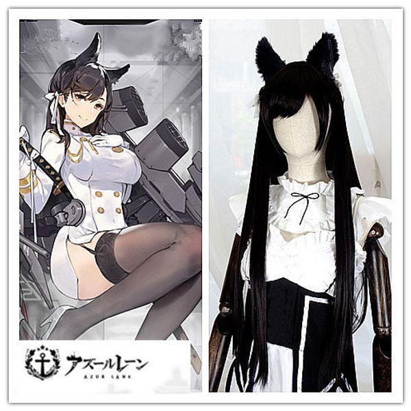anime costumes atago game azur lane cosplay wigs halloween carnival azur lane costume women synthetic hair wigs+ear, Black
anime costumes atago game azur lane cosplay wigs halloween carnival azur lane costume women synthetic hair wigs+ear, Black