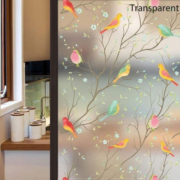 1pcs window film privacy non-adhesive bird frosted decorative cling for glass anti uv static sticker home decor stickers
1pcs window film privacy non-adhesive bird frosted decorative cling for glass anti uv static sticker home decor stickers