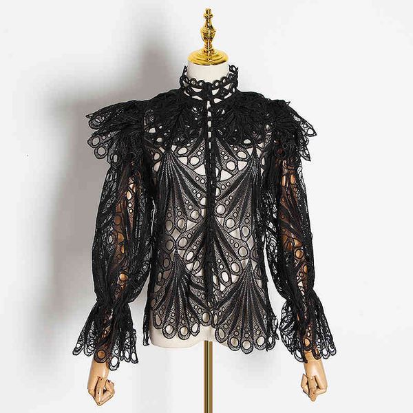 lace white vintage hollow out ruffle shirts female black flare long sleeve embriodery blouse women fashion clothes
lace white vintage hollow out ruffle shirts female black flare long sleeve embriodery blouse women fashion clothes