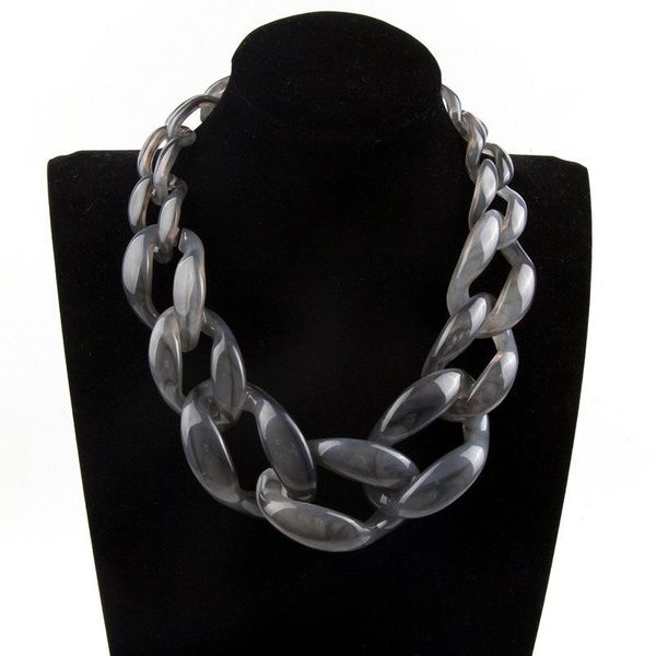 chains chain fashion acrylic necklace ladies statement choker women accessories, Silver
chains chain fashion acrylic necklace ladies statement choker women accessories, Silver