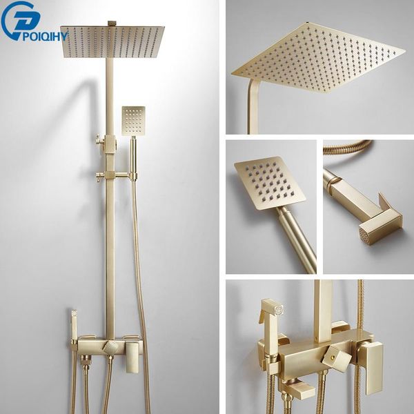 brushed gold shower set wall mounted rainfall bathroom bath faucet rain 8/10/12" head brass bidet spray sets
brushed gold shower set wall mounted rainfall bathroom bath faucet rain 8/10/12" head brass bidet spray sets