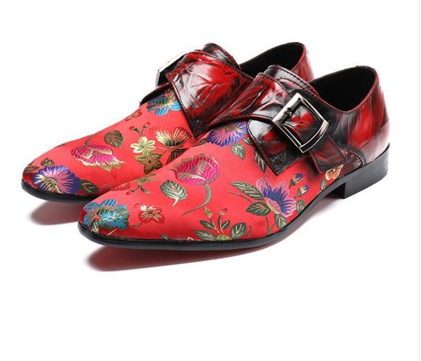 dress shoes slip on men printing flowers square toe party wedding oxfords black red buckle fashion for
dress shoes slip on men printing flowers square toe party wedding oxfords black red buckle fashion for