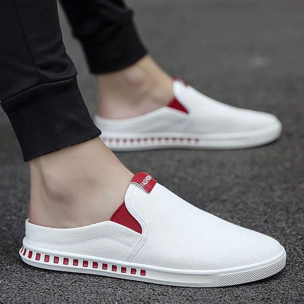 Summer men Korean version light canvas casual trend old Beijing cloth shoes breathable a foot sloth board shoes, 3-314 white black
Summer men Korean version light canvas casual trend old Beijing cloth shoes breathable a foot sloth board shoes, 3-314 white black